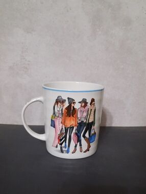 Rongrong Devoe "Shopping Is My Cardio" Illustration Coffee Mug